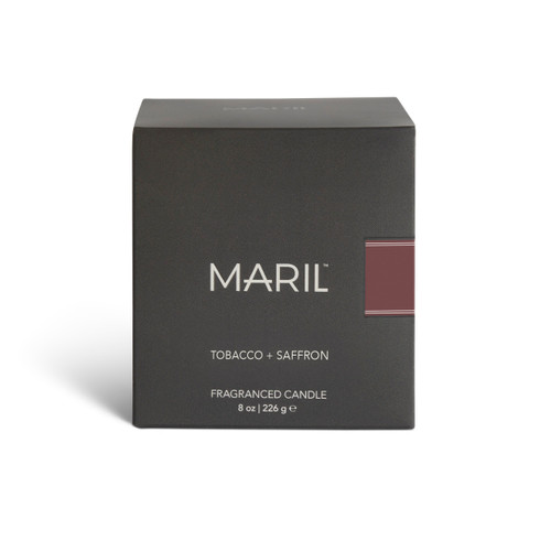 Tobacco + Saffron 8 oz. Candle -MARIL slide 