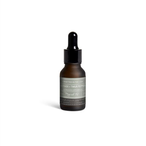 Vetiver + Timur Pepper .5 fl oz. Ultrasonic Diffuser Oil - MARIL slide 