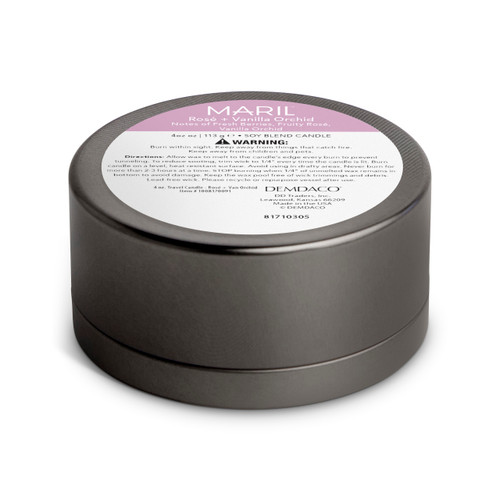 Rosé + Van Orchid 4 oz. Travel Candle - MARIL slide 