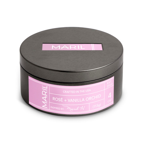 Rosé + Van Orchid 4 oz. Travel Candle - MARIL slide 