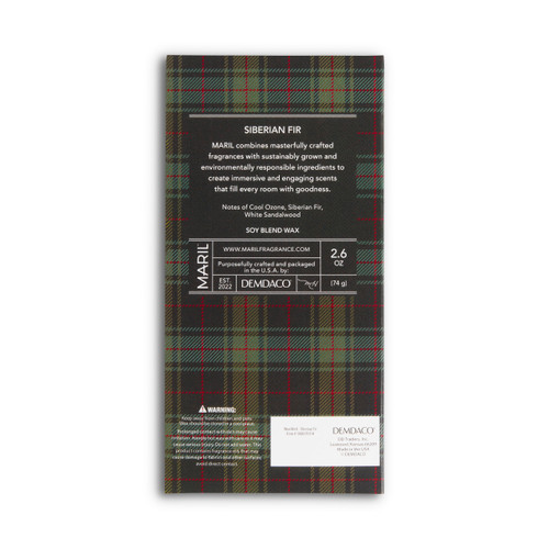MARIL Siberian Fir - 2.6 oz Wax Melt slide