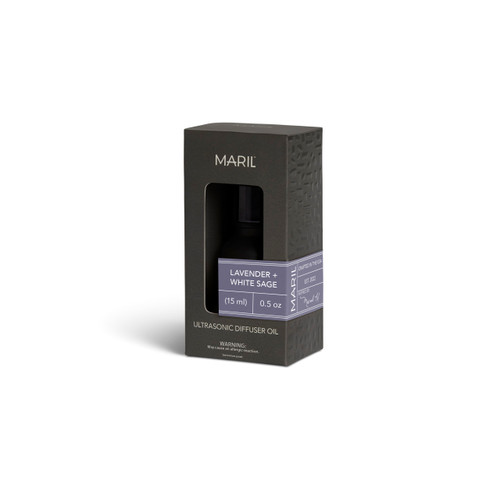 Lavender + White Sage .5 fl oz. Ultrasonic Diffuser Oil - MARIL slide 