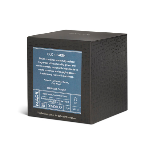 Oud + Earth 8 oz. Candle - MARIL slide 