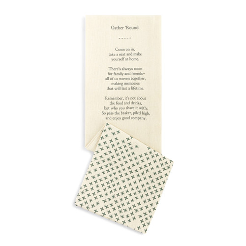 Gather 'Round White Friends & Family Goodie Basket With Towel slide 