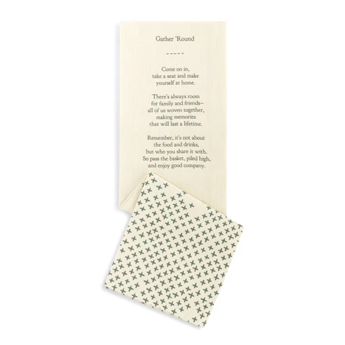 Gather 'Round White Friends & Family Goodie Basket With Towel slide 