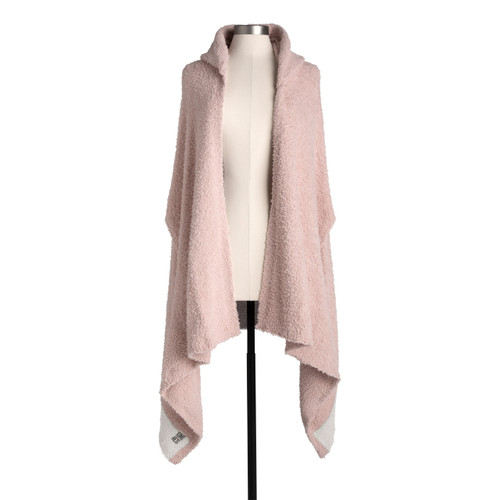 Hooded Wrap - Rose Cloud slide 