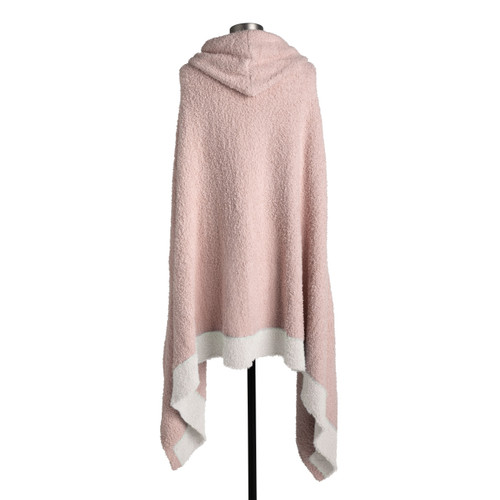 Hooded Wrap - Rose Cloud slide 