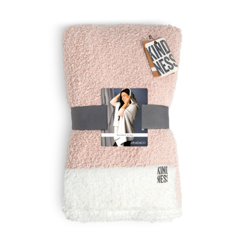 Hooded Wrap - Rose Cloud slide 