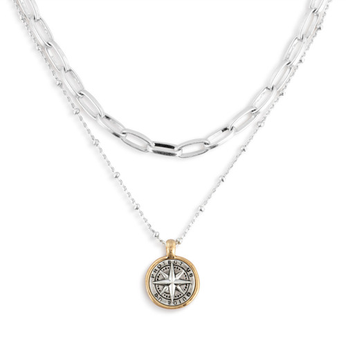 Protect & Guide Necklace - Silver slide 