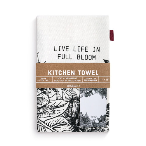 Full Bloom Cotton Twill Kitchen Towel slide 