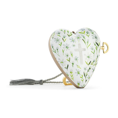 Art Hearts Musical Amazing Grace Faith Art Heart 3.5" x 3.5" slide 