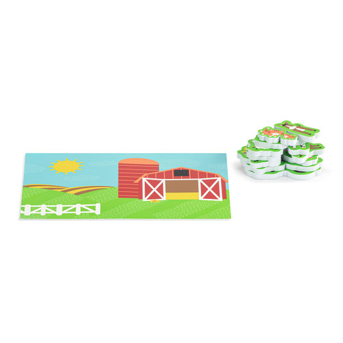 Bath Playset - Barnyard Friends slide 