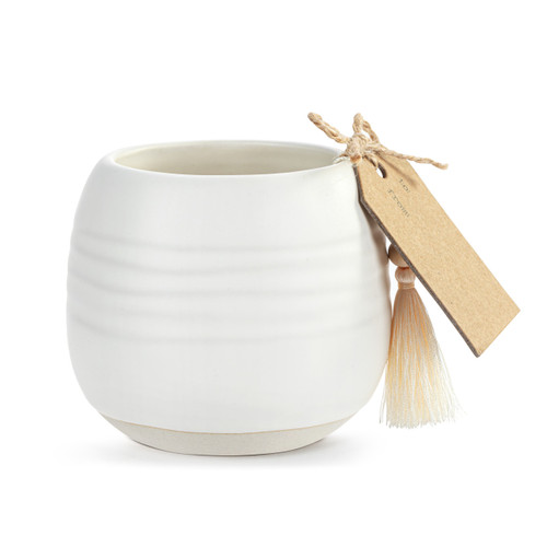 White Just Because Cachepot slide 