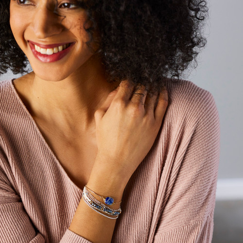 BeMindful Bracelet - Lapis slide 