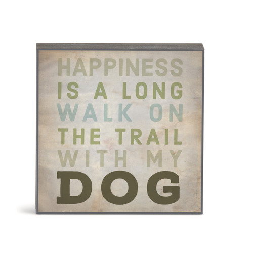 On the Trail Wall Art - 6"sq. slide 