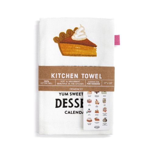 Dessert of the Month Cotton Twill Kitchen Towel slide 