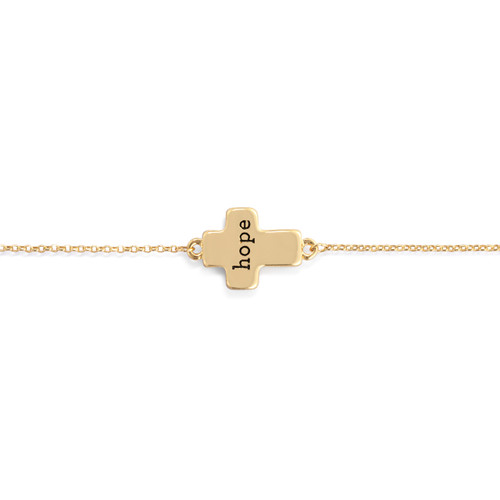 Artful Cross Bracelet - Hope slide 