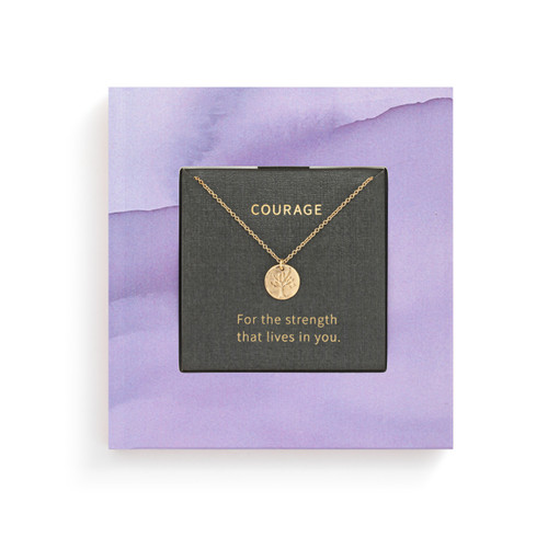 Book and Necklace - Courage slide 