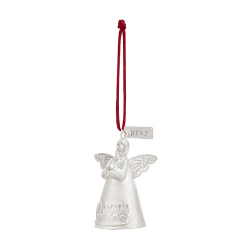 Mini Bell Angel Ornament - Pray slide 