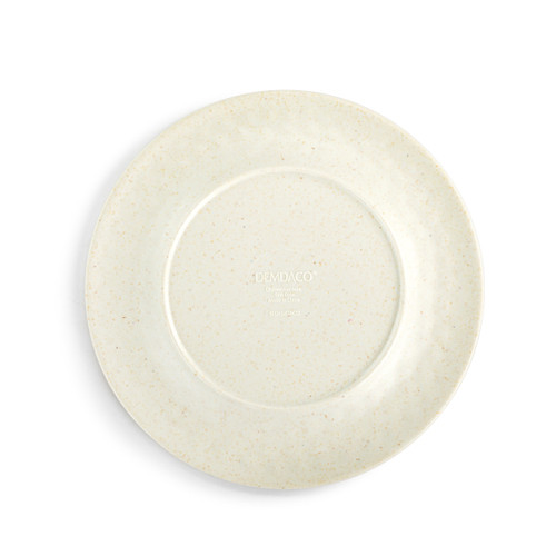 Gold Grey Leaves Melamine App Plates S/4 slide 