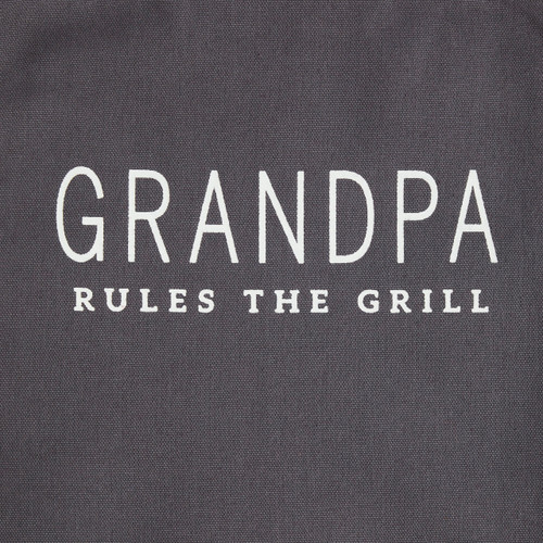 Grandpa Rules the Grill Apron slide 