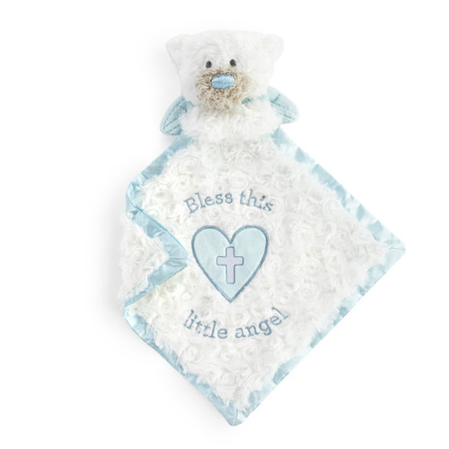 Guardian Angel Bear Blankie-Blue slide 