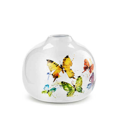 Flock of Butterflies Bud Vase slide 