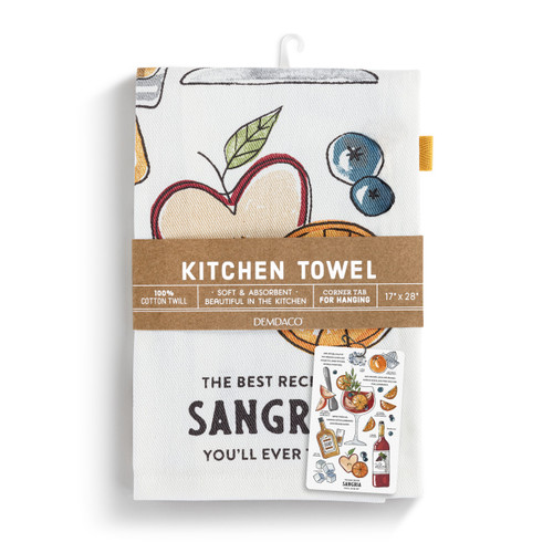Sangria Cotton Twill Kitchen Towel slide 