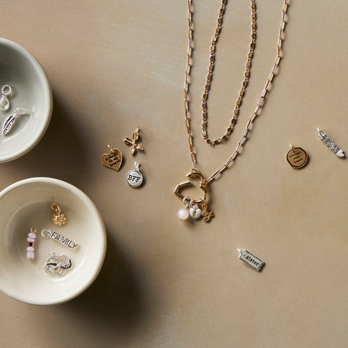 Love Necklace Jewelry Set - Gold slide 