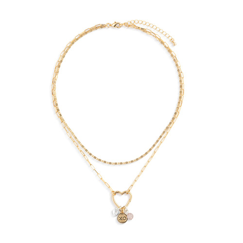 Love Necklace Jewelry Set - Gold slide 