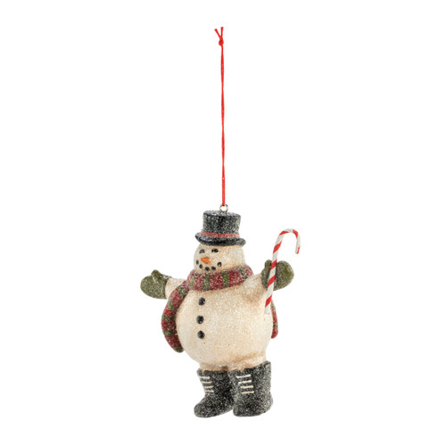 Snowman in Santa's Bag Ornament slide 