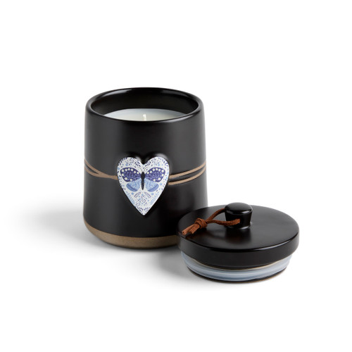 Forever Friends Art Heart Candle w/ Lid slide 