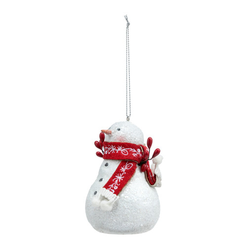 Snowman Berry Branch Ornament slide 