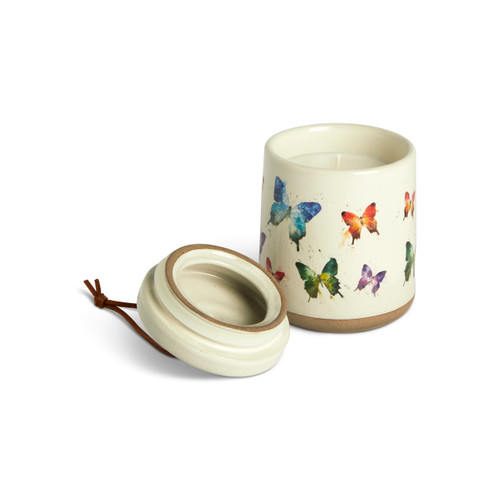 Butterfly Collection - Kaleidoscope Candle with Lid slide 