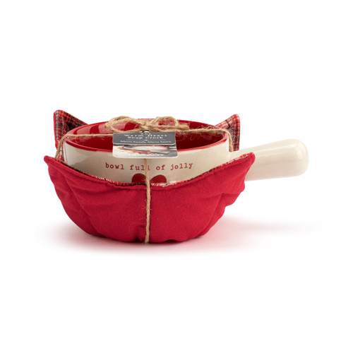 Bowl Full of Jolly Soup Crock & Bowl Cozy slide 