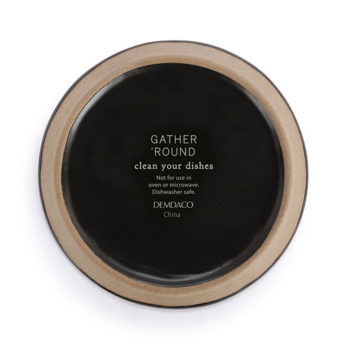 Black Nibble Appetizer Plates - Set of 4 slide 