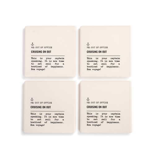 Cruising on Out Coasters - Set of 4 slide 