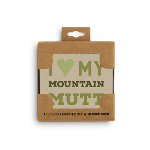Mountain Mutt Coasters - Set of 4 slide 