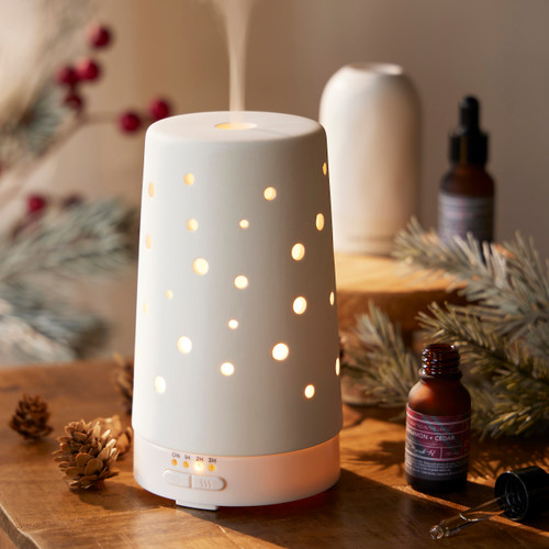Cream Ceramic Ultrasonic Diffuser slide 