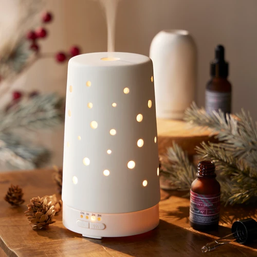 Cream Ceramic Ultrasonic Diffuser slide 