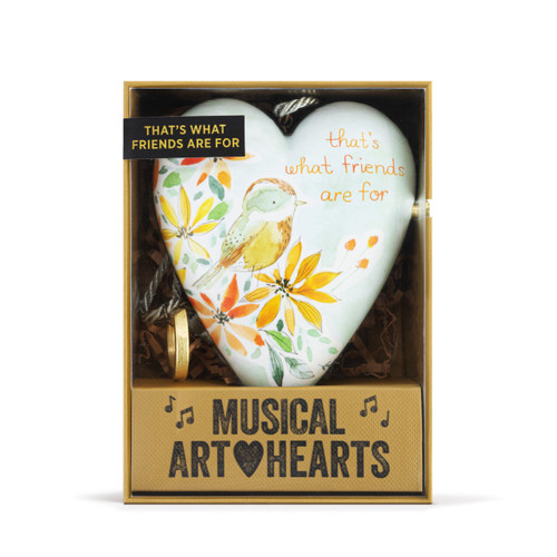 Art Hearts Musical That's What Friends Are For Art Heart 3.5" x 3.5" slide 