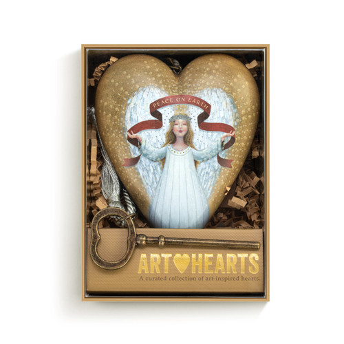 Guardian Angel Peace on Earth Art Heart slide 