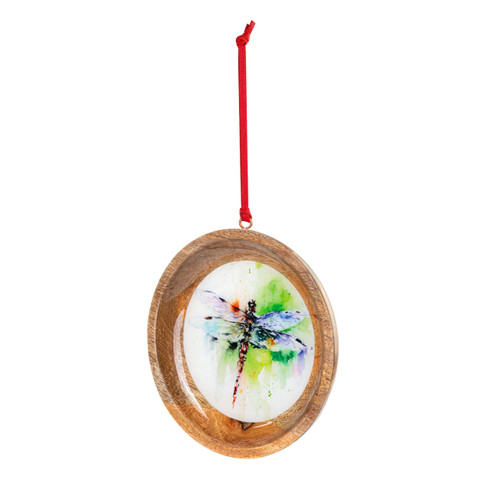 Dragonfly Wood Ornament slide 