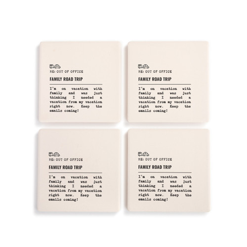 Family Road Trip Coasters - Set of 4 slide 