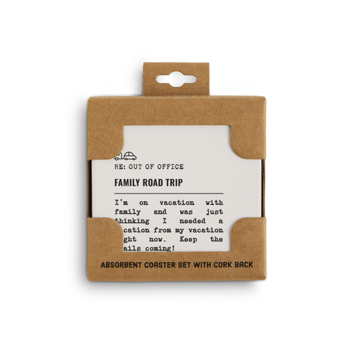 Family Road Trip Coasters - Set of 4 slide 