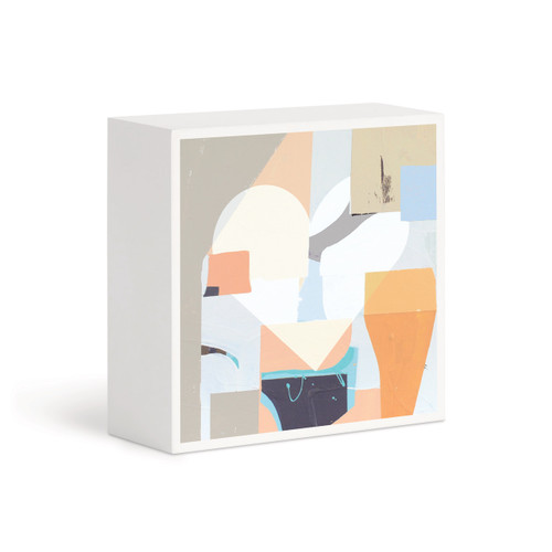 Pastel Abstract Heart Wall Art - 4"sq slide 