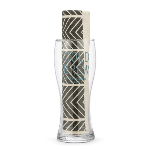 Cold Brew Pilsner Glass & Towel Set slide 