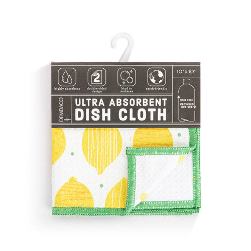 Lemon sAbsorbent 2-Sided Dishcloth slide 