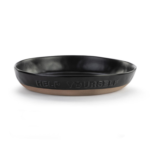 Black Help Yourself Serving Bowl slide 