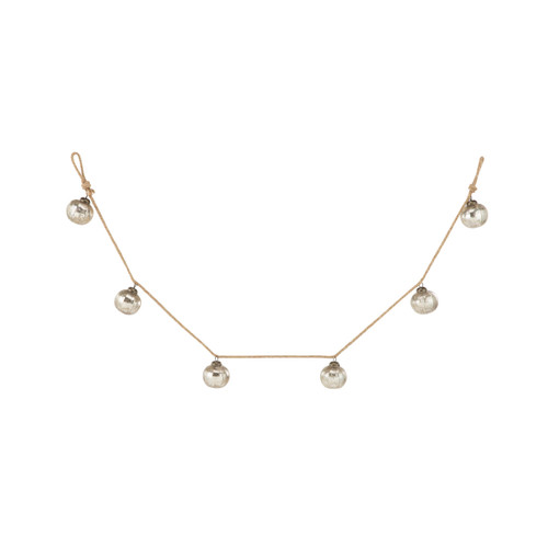 Silver Glass Ball Garland slide 